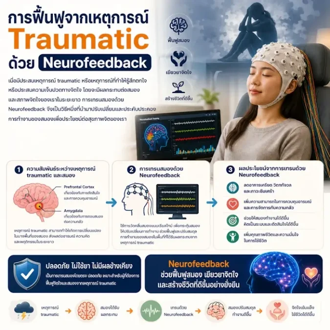 ฟื้นฟูจากเหตุการณ์ Traumatic ด้วย Neurofeedback