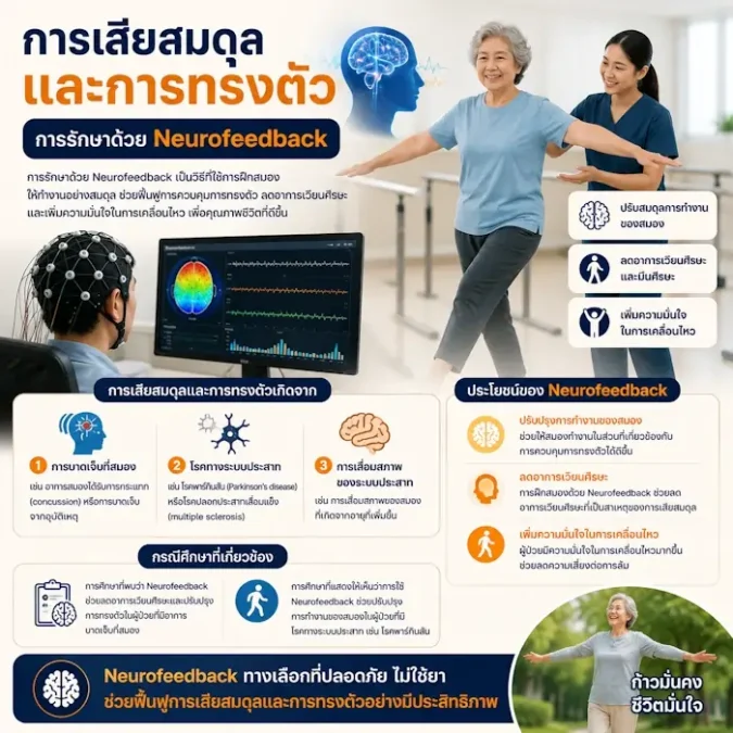 การเสียสมดุลและการทรงตัว: การรักษาด้วย Neurofeedback