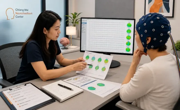 QEEG brain mapping review for sleep-related neurofeedback patterns in Chiang Mai